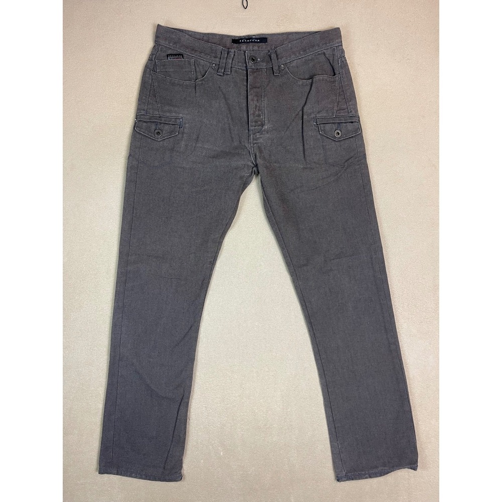 Sean John Pants Mens 34 Marcus Gray Utility Cargo Straight Leg EUC